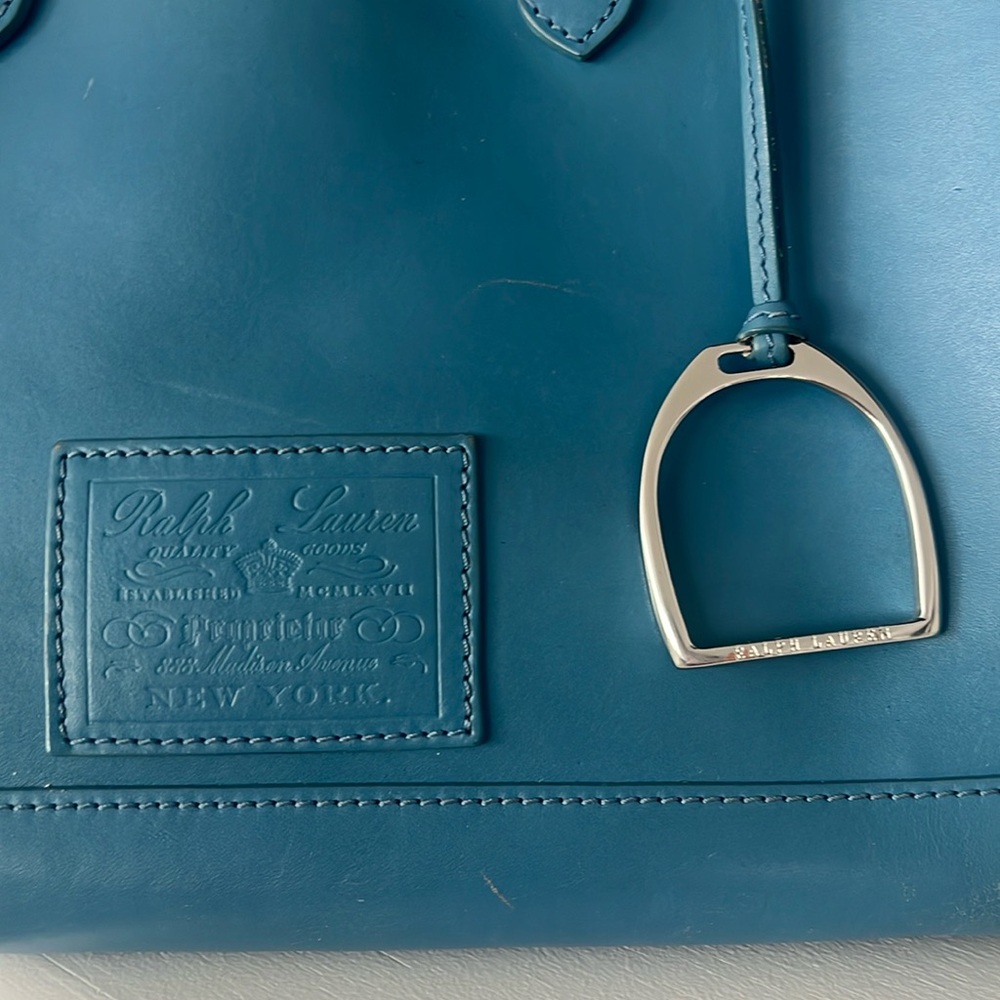 Ralph Lauren Collection Napa Leather Satchel Bag - Picture 2 of 16